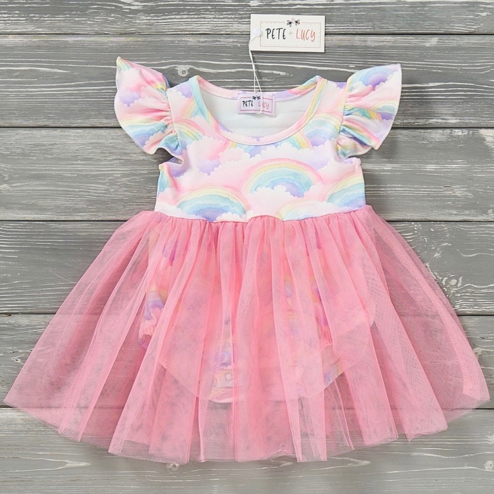 Pete and Lucy Rainbow Dreamers Romper